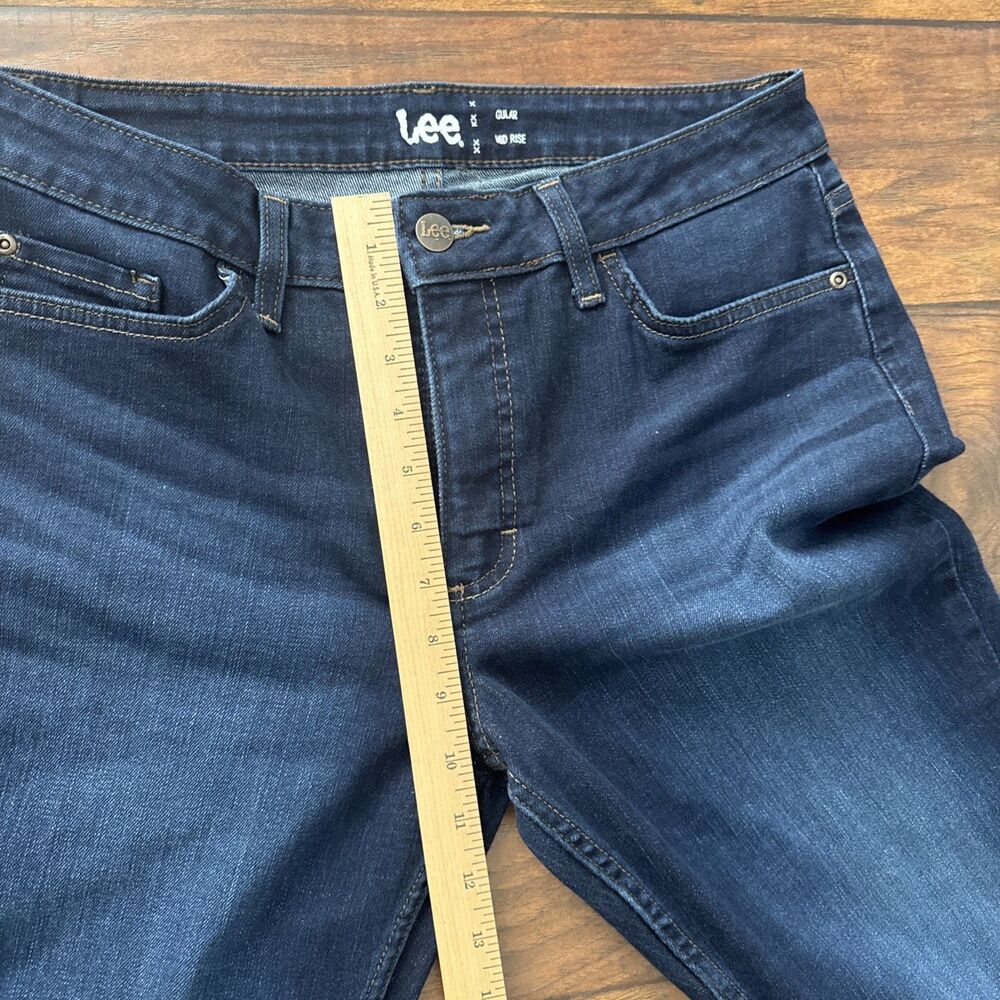 Lee Sculpting Women’s 12L Regular Fit Mid Rise Blue Denim Jeans Stretch 5-Pocket - Picture 3 of 12